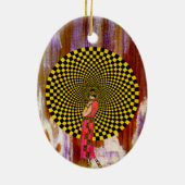 Daliance van Michael Moffa Keramisch Ornament (Achterkant)