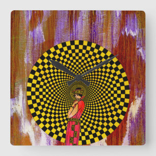 Daliance van Michael Moffa Vierkante Klok