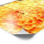 Dalie  foto afdruk (Hoek)