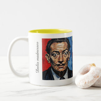 Dalies madness mug tweekleurige koffiemok