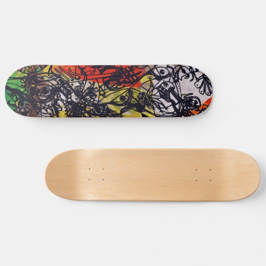 Daliesque Persoonlijk Skateboard (Horizontaal)