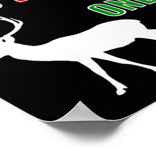 Daling 200 lbs Funny Hunting Poster blk (Hoek)