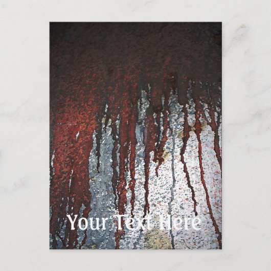 Daling Bloody Rust Drivers Briefkaart (Voorkant)