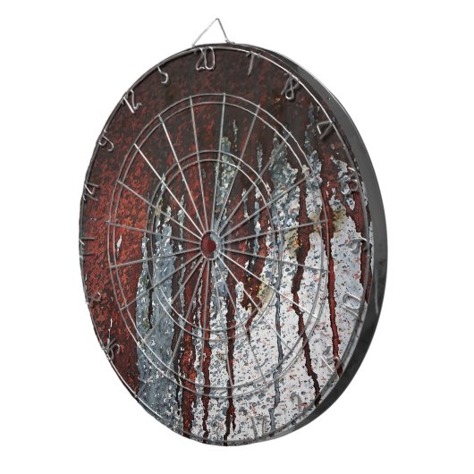 Daling Bloody Rust Drivers Dartbord (Voorkant Rechts)