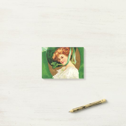 Daling van de groenen post-it® notes (Op bureau)