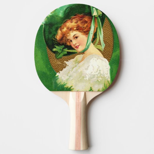 Daling van de groenen tafeltennisbatje (Voorkant)
