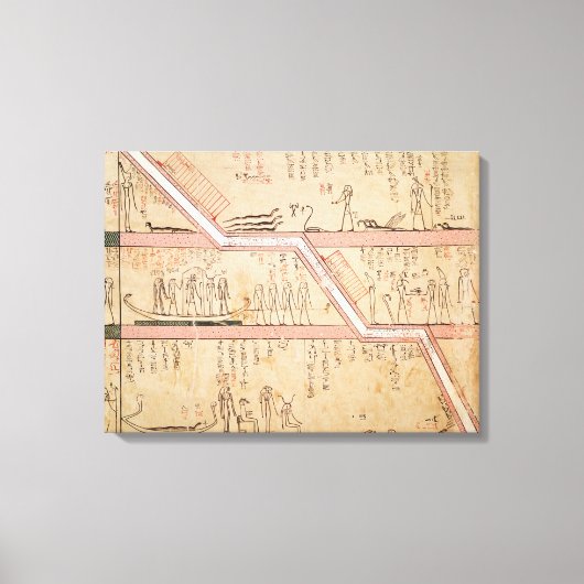 Daling van de sarcofaag in de tomb canvas afdruk (Voorkant)