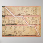 Daling van de sarcofaag in de tomb poster (Voorkant)