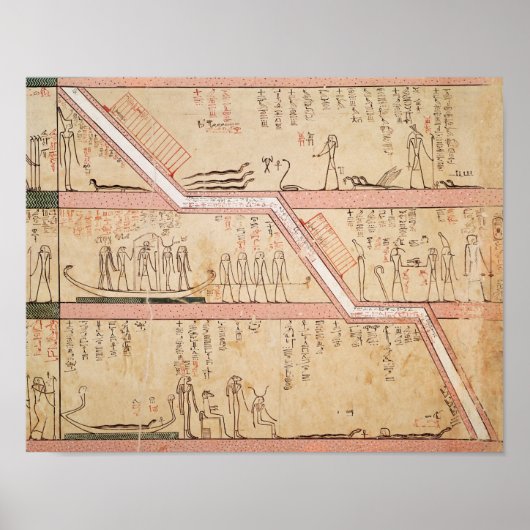 Daling van de sarcofaag in de tomb poster (Voorkant)