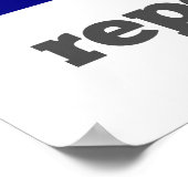 Daling van de troebel van de vierkant lift. Gym mo Poster (Hoek)