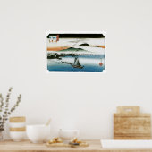 Daling van ganzen -  Hiroshige Prints (Keuken)