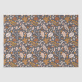 Dall Leaves, Autumn night's naadloze patroon Tissuepapier (Voorkant)