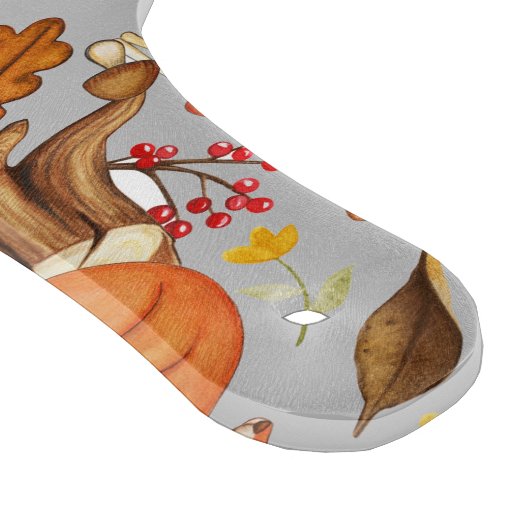 Dall Leaves Badger & Fox Pattern Snijplank (Hoek)