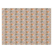 Dall Leaves Badger & Fox Pattern Tafelkleed (Voorkant (Horizontaal))