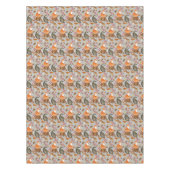 Dall Leaves Badger & Fox Pattern Tafelkleed (Voorkant)