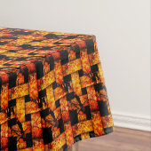 Dall Leaves Basket Weave Tablecloth Tafelkleed (Voorbeeld)