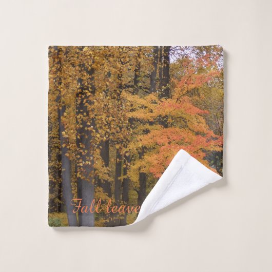 Dall Leaves Bath Towel Set Bad Handdoek (Wasdoekje)