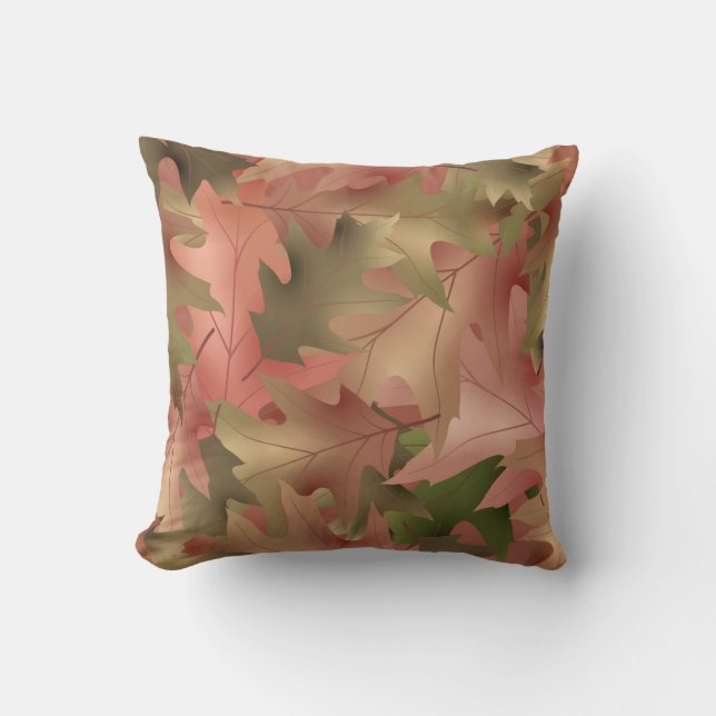 Dall Leaves Blend Decorative Pillow Kussen (Voorkant)