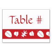 Dall Leaves in Cherry Table Kaart (Achterkant)