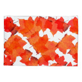 Dall Leaves Maple Tree Foliage Oranje White Kussensloop (Achterkant)
