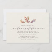 Dall verlaat repetitie diner uitnodiging (Voorkant)