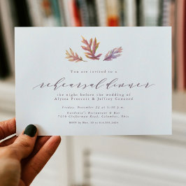 Dall verlaat repetitie diner uitnodiging