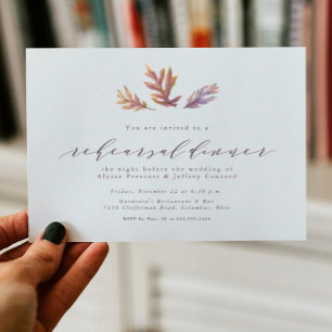 Dall verlaat repetitie diner uitnodiging