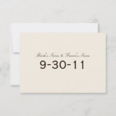 Dall Wedding Save the Date - Sunflower & Barnwood (Achterkant)