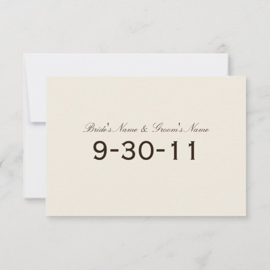 Dall Wedding Save the Date - Sunflower & Barnwood (Achterkant)