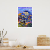 Dalla finestra della biblioteca poster (Keuken)