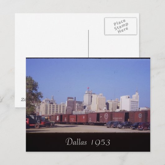 Dallas 1953 Briefkaart (Voorkant / Achterkant)
