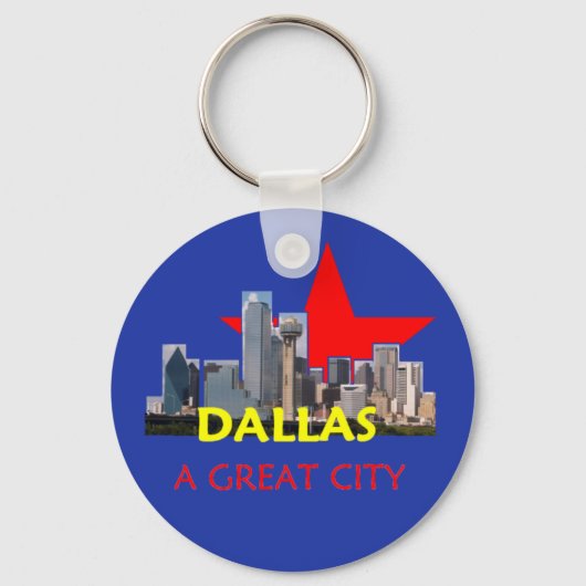 DALLAS A Great City Sleutelhanger (Voorkant)