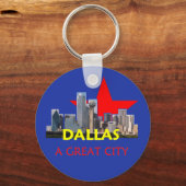 DALLAS A Great City Sleutelhanger (Voorkant)
