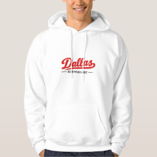 Dallas – Alleen Dappere Acties Vintage Minimalis Hoodie