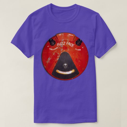 Dallas Arbiter Fuzz Face  Guitar Pedal T-shirt (Design voorkant)