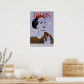 Dallas Art Texas Print Delta Airlines Travel Poste (Keuken)