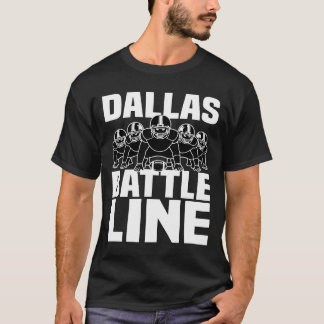 DALLAS BATTLE LINE - TEXAS FOOTBALL T-SHIRT