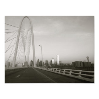 Dallas Bridge Foto Afdruk