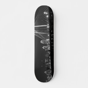 Dallas Bridge Uitzicht Grayscale Persoonlijk Skateboard