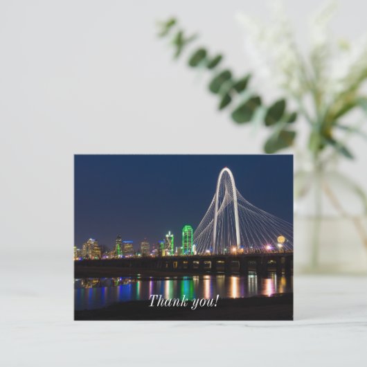 Dallas Bridge View Briefkaart (Staand voorkant)