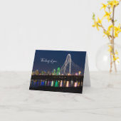 Dallas Bridge View Thinking Of You Card Kaart (Gele Bloem)