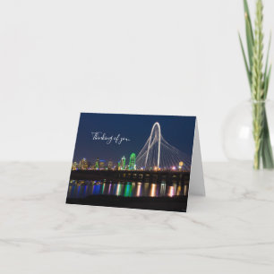 Dallas Bridge View Thinking Of You Card Kaart