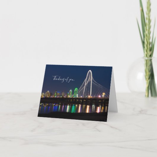 Dallas Bridge View Thinking Of You Card Kaart (Voorkant)