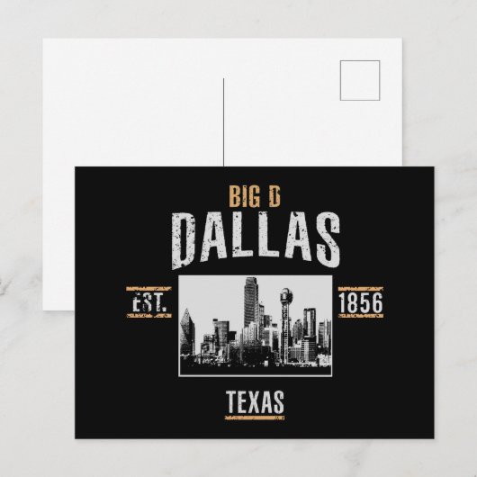 Dallas Briefkaart (Voorkant / Achterkant)