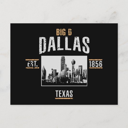 Dallas Briefkaart (Voorkant)