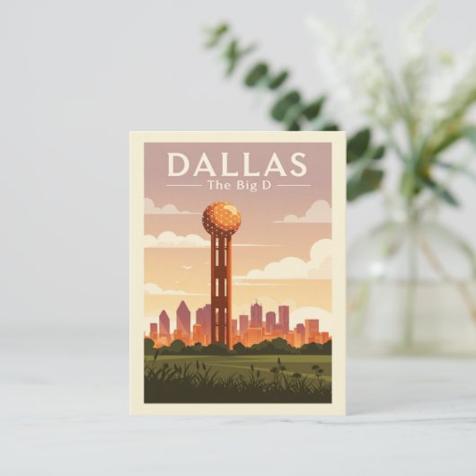  Dallas Briefkaart (Staand voorkant)