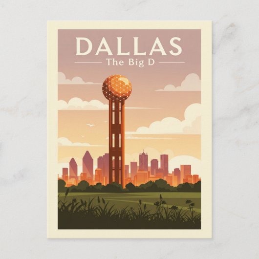  Dallas Briefkaart (Voorkant)