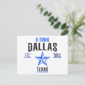 Dallas Briefkaart (Staand voorkant)