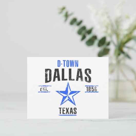 Dallas Briefkaart (Staand voorkant)