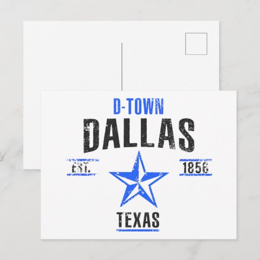 Dallas Briefkaart (Voorkant / Achterkant)